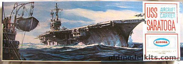 Aurora 1/600 USS Saratoga, 702-250 plastic model kit